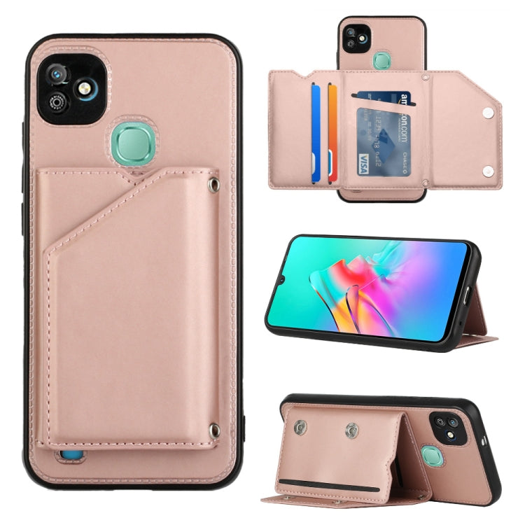Skin Feel Custodia per telefono PU + TPU + PC, For Infinix Smart HD 2021-X612, For Tecno Pop5, For Samsung Galaxy A03 164mm