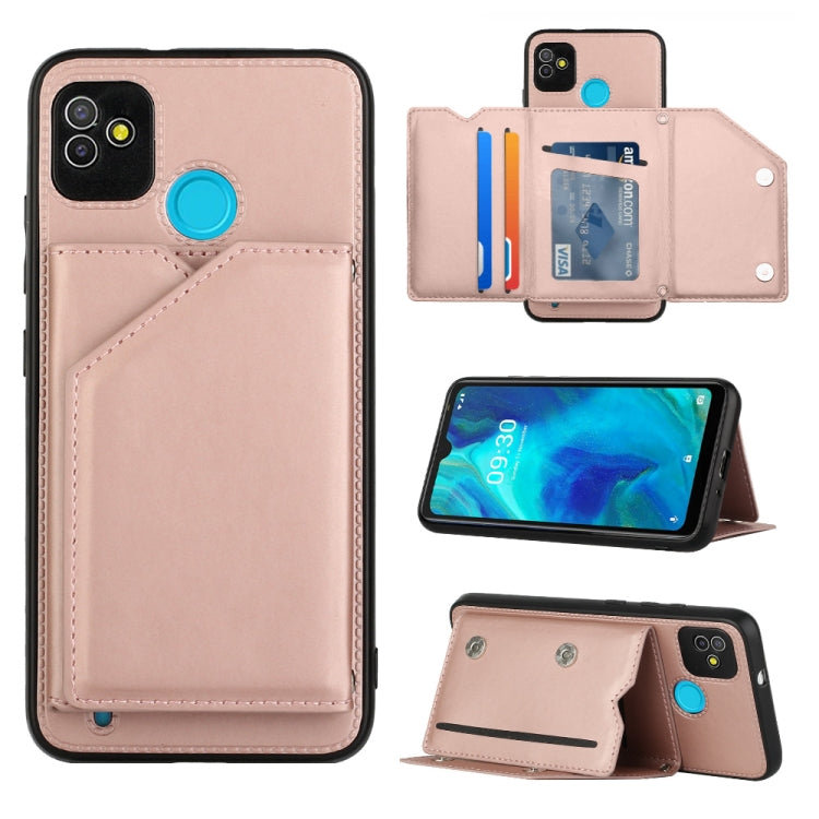 Skin Feel Custodia per telefono PU + TPU + PC, For Infinix Smart HD 2021-X612, For Tecno Pop5, For Samsung Galaxy A03 164mm