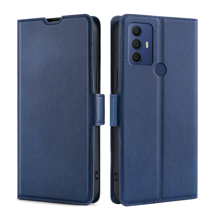 Custodia per telefono in pelle PU + TPU con fibbia laterale ultrasottile, For TCL 20B 6159K, For TCL Bremen 5G / 20AX 5G / 20R 5G, For TCL 30 5G / 30+ 5G, For TCL 305 / 30 SE / 306 & Sharp Aquos V6 / V6 Plus, For TCL 30 V 5G T781S, For TCL 205