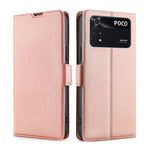 Custodia in pelle flip con fibbia laterale ultrasottile, For Xiaomi Poco M4 Pro, For Xiaomi Poco X4 Pro 5G, For Xiaomi 12 Pro, For Xiaomi Redmi K50 / K50 Pro, For Xiaomi Redmi Note 11 Global / Note 11S, For Xiaomi Redmi Note 11 Pro 4G / 5G