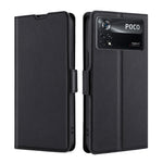 Custodia in pelle flip con fibbia laterale ultrasottile, For Xiaomi Poco M4 Pro, For Xiaomi Poco X4 Pro 5G, For Xiaomi 12 Pro, For Xiaomi Redmi K50 / K50 Pro, For Xiaomi Redmi Note 11 Global / Note 11S, For Xiaomi Redmi Note 11 Pro 4G / 5G