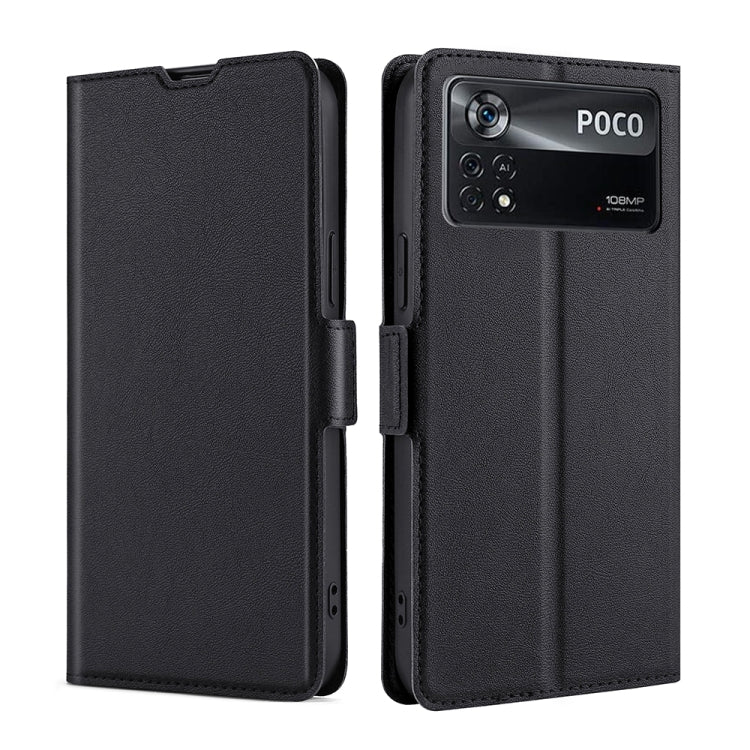 Custodia in pelle flip con fibbia laterale ultrasottile, For Xiaomi Poco M4 Pro, For Xiaomi Poco X4 Pro 5G, For Xiaomi 12 Pro, For Xiaomi Redmi K50 / K50 Pro, For Xiaomi Redmi Note 11 Global / Note 11S, For Xiaomi Redmi Note 11 Pro 4G / 5G