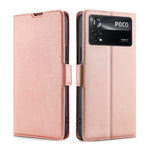 Custodia in pelle flip con fibbia laterale ultrasottile, For Xiaomi Poco M4 Pro, For Xiaomi Poco X4 Pro 5G, For Xiaomi 12 Pro, For Xiaomi Redmi K50 / K50 Pro, For Xiaomi Redmi Note 11 Global / Note 11S, For Xiaomi Redmi Note 11 Pro 4G / 5G