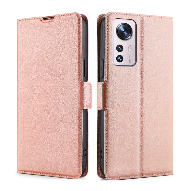 Custodia in pelle flip con fibbia laterale ultrasottile, For Xiaomi Poco M4 Pro, For Xiaomi Poco X4 Pro 5G, For Xiaomi 12 Pro, For Xiaomi Redmi K50 / K50 Pro, For Xiaomi Redmi Note 11 Global / Note 11S, For Xiaomi Redmi Note 11 Pro 4G / 5G