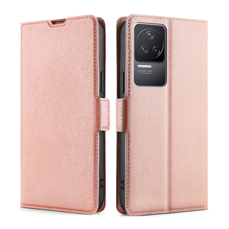 Custodia in pelle flip con fibbia laterale ultrasottile, For Xiaomi Poco M4 Pro, For Xiaomi Poco X4 Pro 5G, For Xiaomi 12 Pro, For Xiaomi Redmi K50 / K50 Pro, For Xiaomi Redmi Note 11 Global / Note 11S, For Xiaomi Redmi Note 11 Pro 4G / 5G