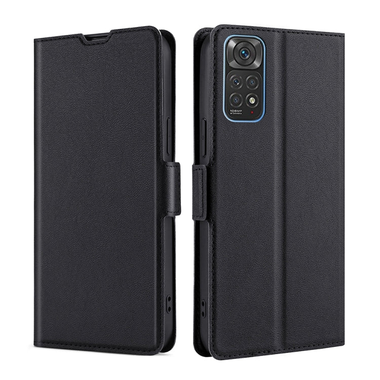 Custodia in pelle flip con fibbia laterale ultrasottile, For Xiaomi Poco M4 Pro, For Xiaomi Poco X4 Pro 5G, For Xiaomi 12 Pro, For Xiaomi Redmi K50 / K50 Pro, For Xiaomi Redmi Note 11 Global / Note 11S, For Xiaomi Redmi Note 11 Pro 4G / 5G