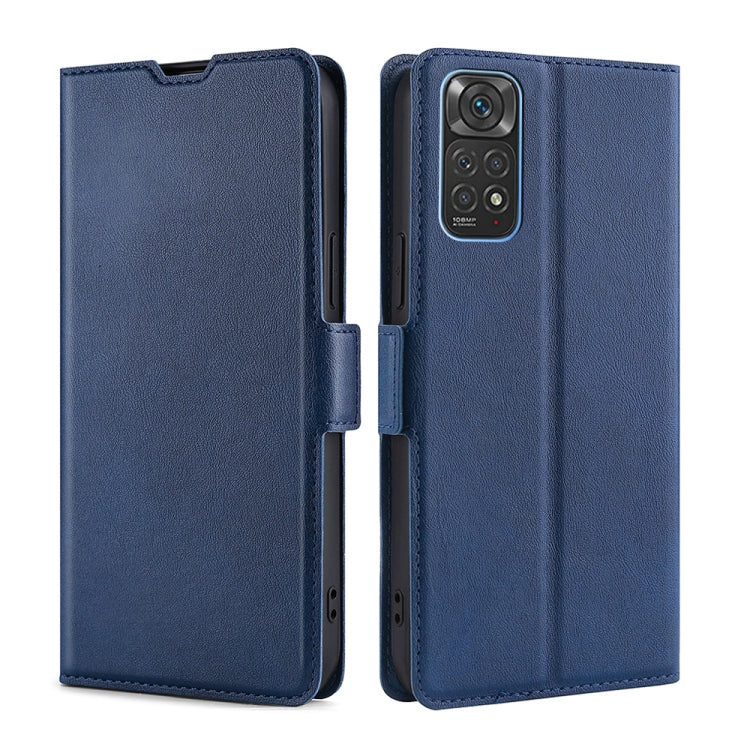 Custodia in pelle flip con fibbia laterale ultrasottile, For Xiaomi Poco M4 Pro, For Xiaomi Poco X4 Pro 5G, For Xiaomi 12 Pro, For Xiaomi Redmi K50 / K50 Pro, For Xiaomi Redmi Note 11 Global / Note 11S, For Xiaomi Redmi Note 11 Pro 4G / 5G