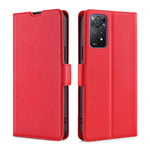 Custodia in pelle flip con fibbia laterale ultrasottile, For Xiaomi Poco M4 Pro, For Xiaomi Poco X4 Pro 5G, For Xiaomi 12 Pro, For Xiaomi Redmi K50 / K50 Pro, For Xiaomi Redmi Note 11 Global / Note 11S, For Xiaomi Redmi Note 11 Pro 4G / 5G
