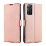 Custodia in pelle flip con fibbia laterale ultrasottile, For Xiaomi Poco M4 Pro, For Xiaomi Poco X4 Pro 5G, For Xiaomi 12 Pro, For Xiaomi Redmi K50 / K50 Pro, For Xiaomi Redmi Note 11 Global / Note 11S, For Xiaomi Redmi Note 11 Pro 4G / 5G