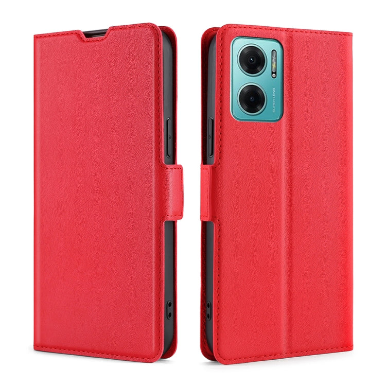 Custodia in pelle flip con fibbia laterale ultrasottile, For Xiaomi Redmi Note 11E 5G
