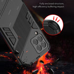 Punk Armor 2 in 1 PC + custodia per telefono antiurto in TPU con supporto invisibile, For Samsung Galaxy M33 5G India, For Samsung Galaxy M33 5G