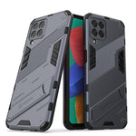 Punk Armor 2 in 1 PC + custodia per telefono antiurto in TPU con supporto invisibile, For Samsung Galaxy M33 5G India, For Samsung Galaxy M33 5G