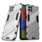 Punk Armor 2 in 1 PC + custodia per telefono antiurto in TPU con supporto invisibile, For Samsung Galaxy M33 5G India, For Samsung Galaxy M33 5G