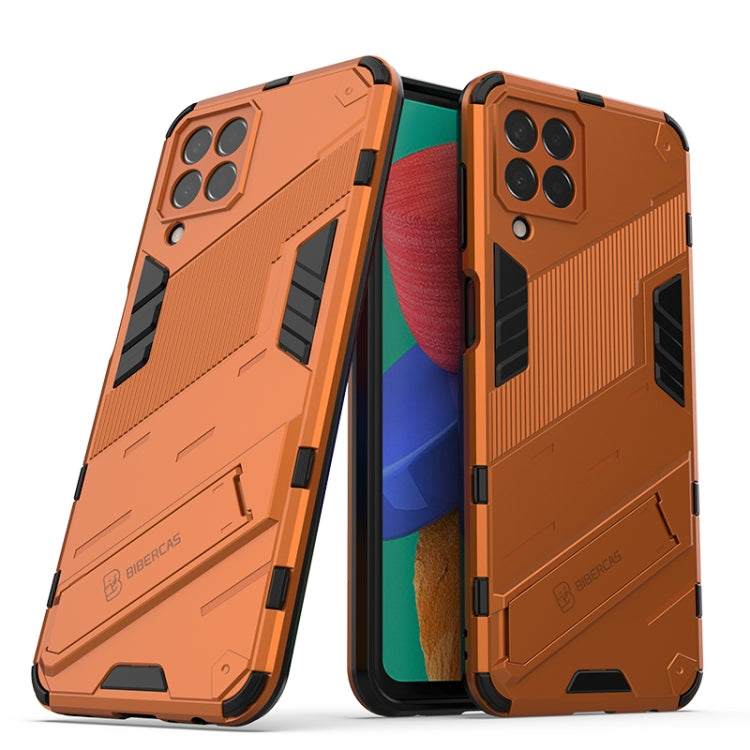 Punk Armor 2 in 1 PC + custodia per telefono antiurto in TPU con supporto invisibile, For Samsung Galaxy M33 5G India, For Samsung Galaxy M33 5G