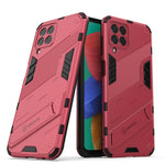 Punk Armor 2 in 1 PC + custodia per telefono antiurto in TPU con supporto invisibile, For Samsung Galaxy M33 5G India, For Samsung Galaxy M33 5G