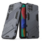 Punk Armor 2 in 1 PC + custodia per telefono antiurto in TPU con supporto invisibile, For Samsung Galaxy M33 5G India, For Samsung Galaxy M33 5G
