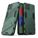 Punk Armor 2 in 1 PC + custodia per telefono antiurto in TPU con supporto invisibile, For Samsung Galaxy M33 5G India, For Samsung Galaxy M33 5G