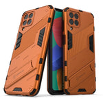 Punk Armor 2 in 1 PC + custodia per telefono antiurto in TPU con supporto invisibile, For Samsung Galaxy M33 5G India, For Samsung Galaxy M33 5G