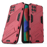 Punk Armor 2 in 1 PC + custodia per telefono antiurto in TPU con supporto invisibile, For Samsung Galaxy M33 5G India, For Samsung Galaxy M33 5G