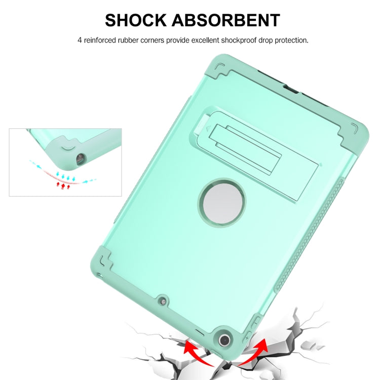 Custodia per tablet con supporto per PC + silicone, For iPad 9.7 2018 / 2017, For iPad 10.2 2020 / 2019