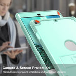 Custodia in silicone con supporto per iPad 9.7" e 10.2"