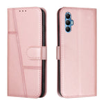 Custodia per telefono in pelle con fibbia in pelle di vitello cucita, For Tecno Spark 8 Pro, For Tecno Spark Go 2022 / Spark 8C, For Infinix Smart 6