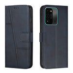 Custodia per telefono in pelle con fibbia in pelle di vitello cucita, For Tecno Spark 8 Pro, For Tecno Spark Go 2022 / Spark 8C, For Infinix Smart 6