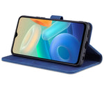 AZNS Skin Feel Calf Texture Custodia per telefono orizzontale in pelle a conchiglia, For vivo Y33s/Y75 5G