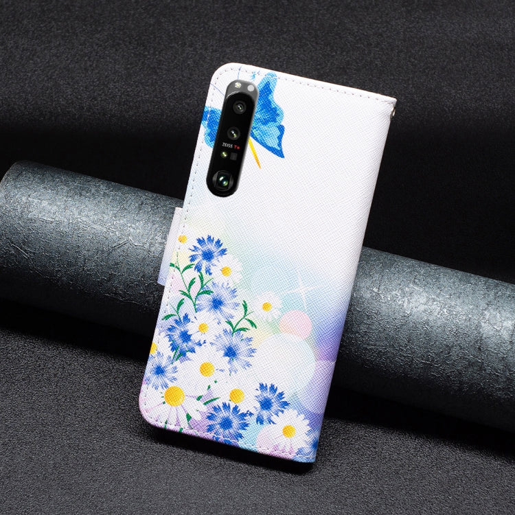 Custodia per telefono in pelle modello disegno, For Sony Xperia 1 III, For Sony Xperia 5 III, For Sony Xperia 10 III