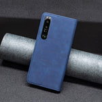 Custodia per telefono in pelle con giunzione magnetica, For Sony Xperia 1 III, For Sony Xperia 5 III, For Sony Xperia 10 III