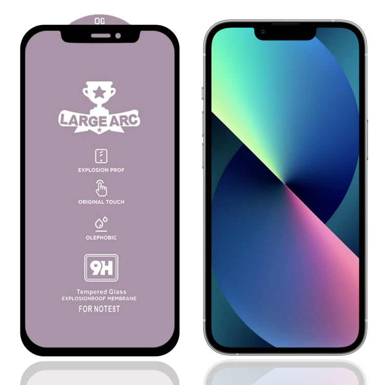 Pellicola in vetro temperato 9H per iPhone 13 e 14