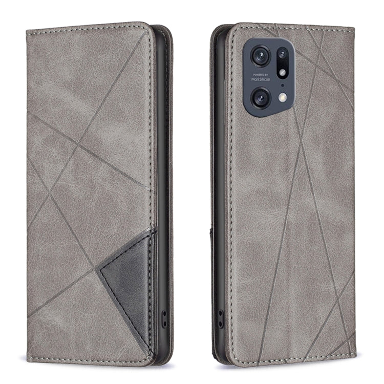 Custodia per telefono in pelle magnetica invisibile prismatica, For OnePlus Nord N200 5G, For OPPO Find X5 Pro, For OPPO Reno7 5G Global, For Infinix Zero X Neo