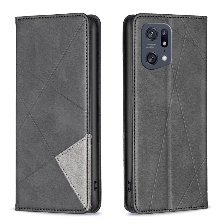 Custodia per telefono in pelle magnetica invisibile prismatica, For OnePlus Nord N200 5G, For OPPO Find X5 Pro, For OPPO Reno7 5G Global, For Infinix Zero X Neo