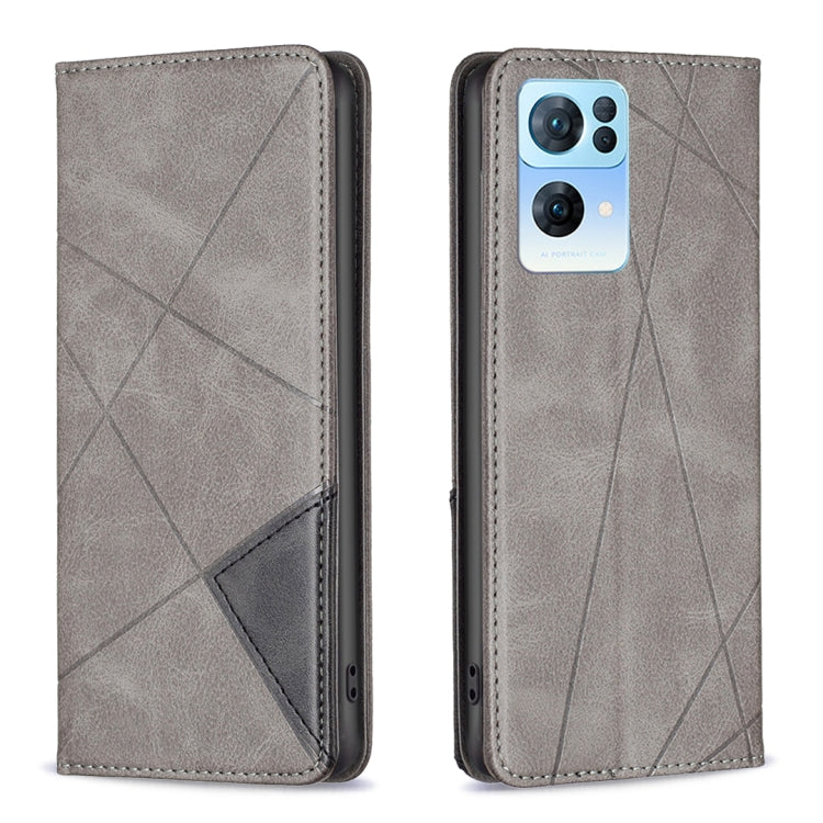 Custodia per telefono in pelle magnetica invisibile prismatica, For OnePlus Nord N200 5G, For OPPO Find X5 Pro, For OPPO Reno7 5G Global, For Infinix Zero X Neo