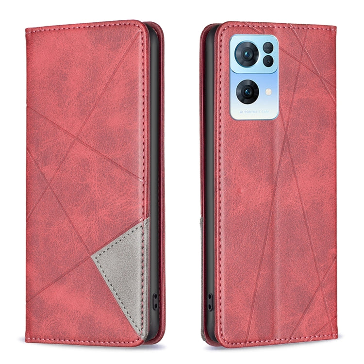 Custodia per telefono in pelle magnetica invisibile prismatica, For OnePlus Nord N200 5G, For OPPO Find X5 Pro, For OPPO Reno7 5G Global, For Infinix Zero X Neo