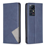 Custodia per telefono in pelle magnetica invisibile prismatica, For Infinix Zero X / X Pro