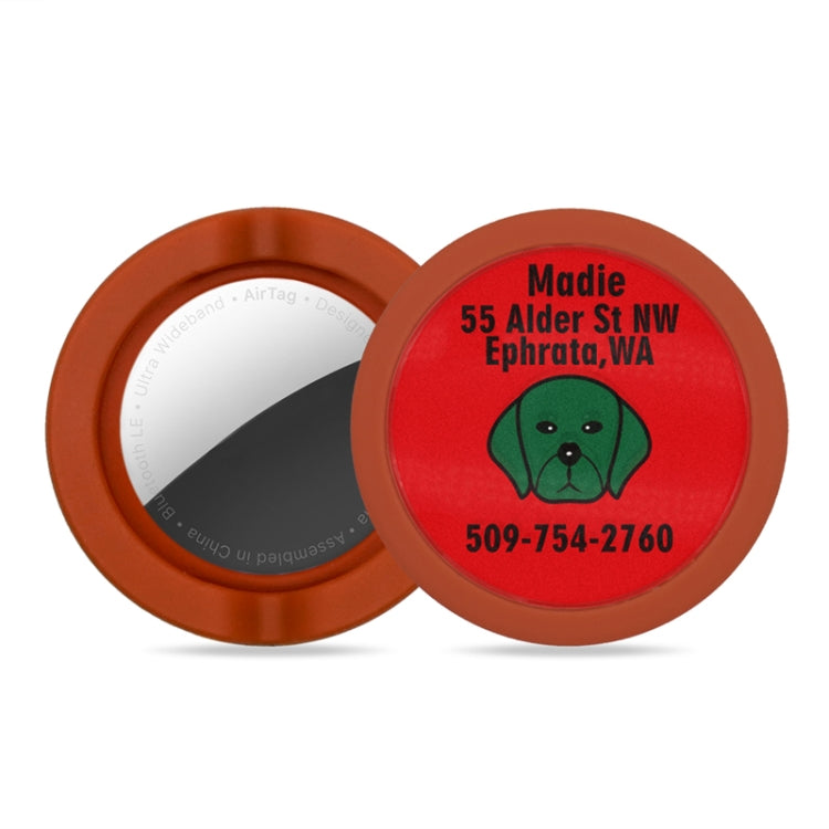 Custodia protettiva antiurto per collare per cani per AirTag