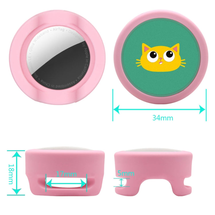 Custodia protettiva antiurto per collare per gatti per AirTag