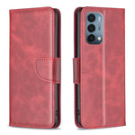 Custodia per telefono in pelle con trama in pelle di agnello, For OnePlus Nord N200 5G, For OPPO Find X5 Pro, For OPPO Reno7 5G Global, For Infinix Zero X Neo