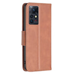 Custodia per telefono in pelle con trama in pelle di agnello, For Infinix Zero X / X Pro