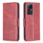 Custodia per telefono in pelle con trama in pelle di agnello, For Infinix Zero X / X Pro