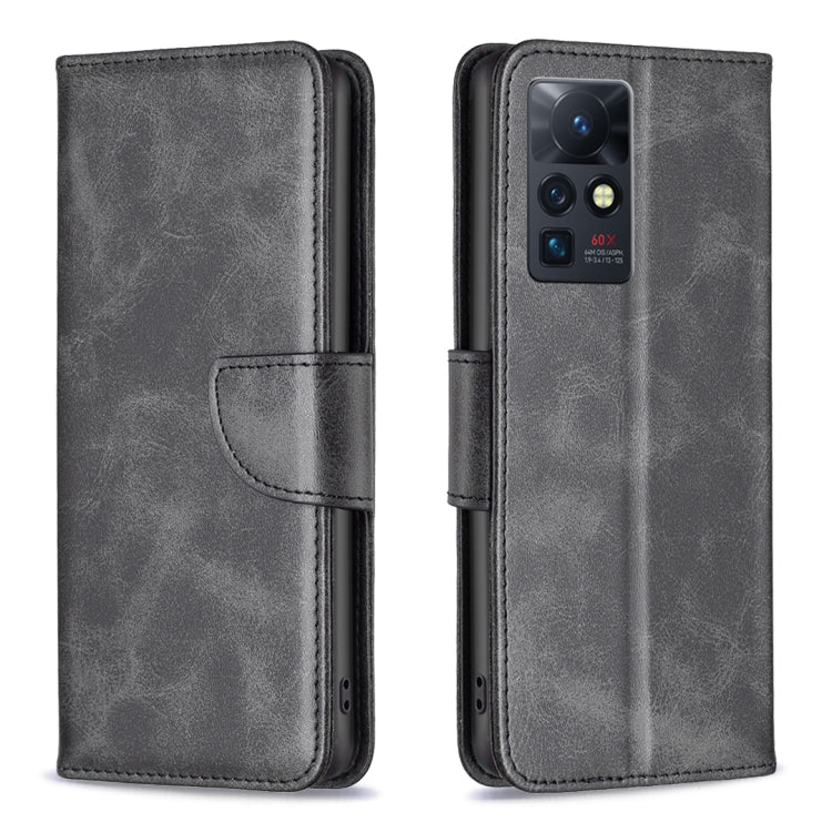 Custodia per telefono in pelle con trama in pelle di agnello, For Infinix Zero X / X Pro