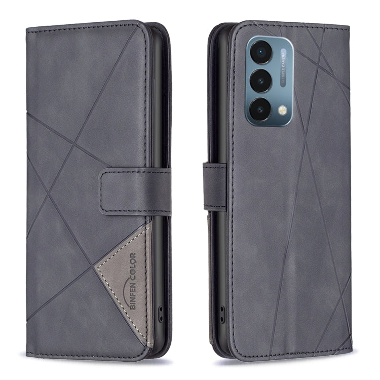 BF05 Custodia per telefono in pelle con struttura a rombo con fibbia magnetica, For OnePlus Nord N200 5G, For OPPO Find X5 Pro, For OPPO Reno7 5G Global, For Infinix Zero X Neo