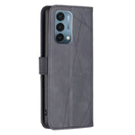 BF05 Custodia per telefono in pelle con struttura a rombo con fibbia magnetica, For OnePlus Nord N200 5G, For OPPO Find X5 Pro, For OPPO Reno7 5G Global, For Infinix Zero X Neo