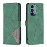 BF05 Custodia per telefono in pelle con struttura a rombo con fibbia magnetica, For OnePlus Nord N200 5G, For OPPO Find X5 Pro, For OPPO Reno7 5G Global, For Infinix Zero X Neo