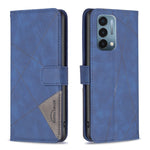 BF05 Custodia per telefono in pelle con struttura a rombo con fibbia magnetica, For OnePlus Nord N200 5G, For OPPO Find X5 Pro, For OPPO Reno7 5G Global, For Infinix Zero X Neo
