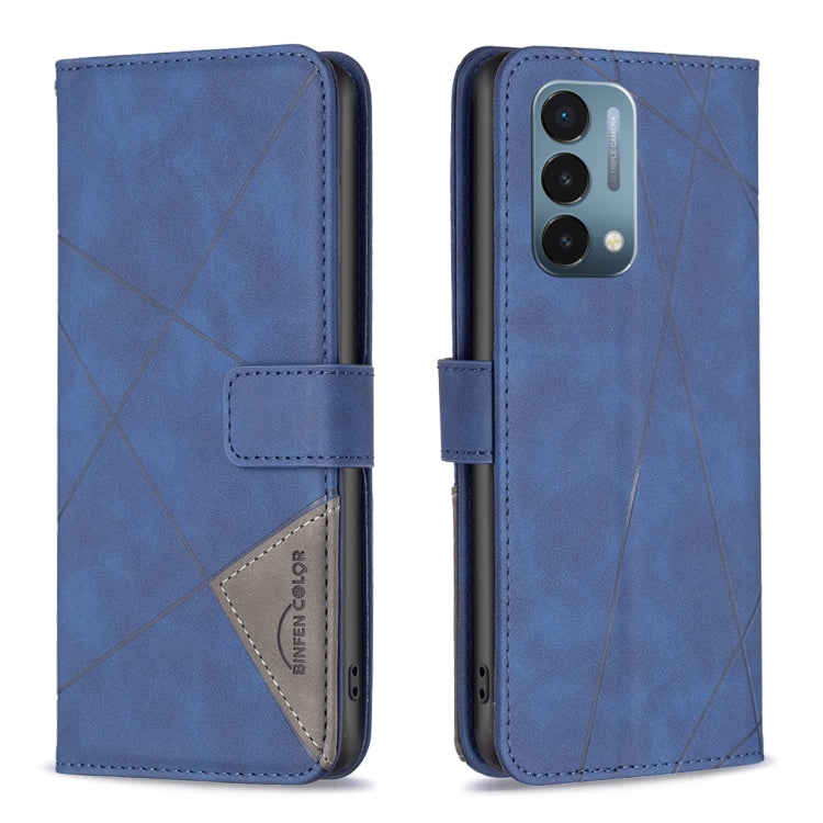 BF05 Custodia per telefono in pelle con struttura a rombo con fibbia magnetica, For OnePlus Nord N200 5G, For OPPO Find X5 Pro, For OPPO Reno7 5G Global, For Infinix Zero X Neo