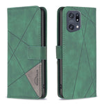 BF05 Custodia per telefono in pelle con struttura a rombo con fibbia magnetica, For OnePlus Nord N200 5G, For OPPO Find X5 Pro, For OPPO Reno7 5G Global, For Infinix Zero X Neo
