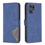 BF05 Custodia per telefono in pelle con struttura a rombo con fibbia magnetica, For OnePlus Nord N200 5G, For OPPO Find X5 Pro, For OPPO Reno7 5G Global, For Infinix Zero X Neo