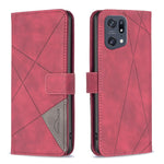 BF05 Custodia per telefono in pelle con struttura a rombo con fibbia magnetica, For OnePlus Nord N200 5G, For OPPO Find X5 Pro, For OPPO Reno7 5G Global, For Infinix Zero X Neo